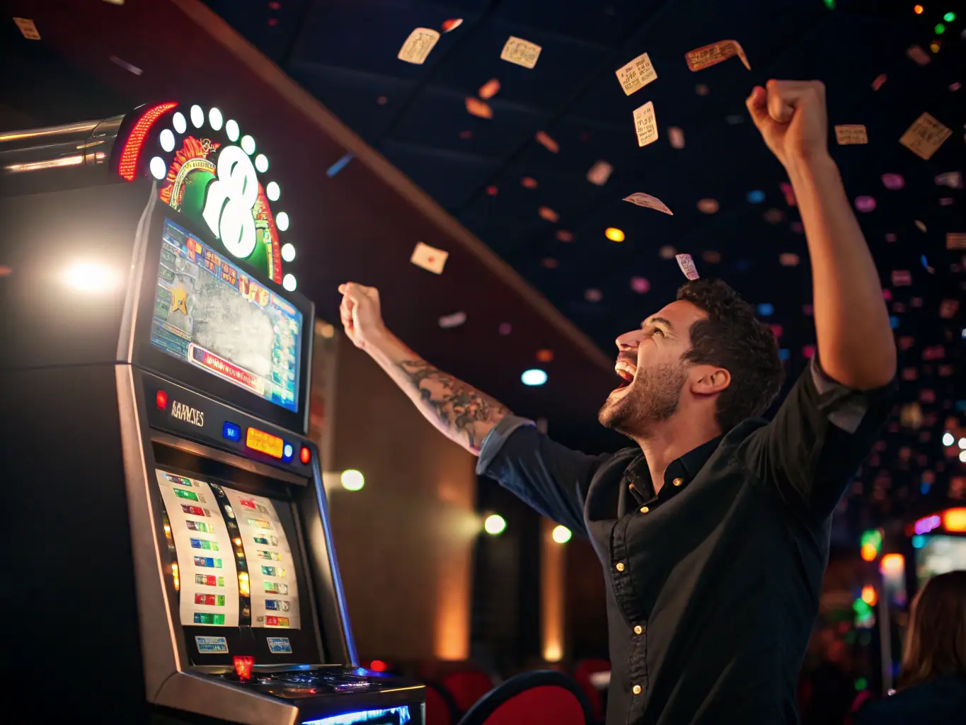 A screenshot of a modern video slot game with advanced graphics, bonus rounds, and engaging animations.